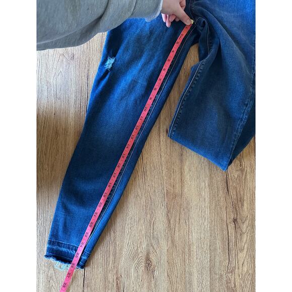 SPANX High Waisted Medium Wash Skinny Jeans Size Small - Picture 5 of 6